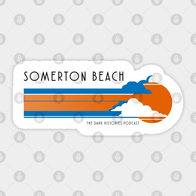 Somerton Beach Sticker by Dark Histories